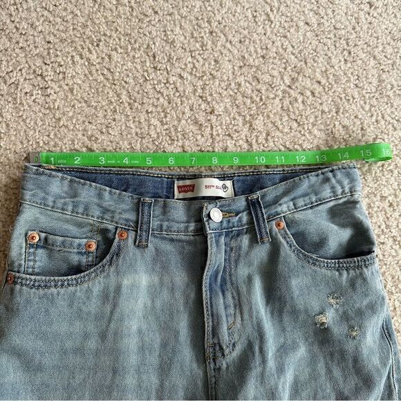 Levi’s vintage long jean shorts / jorts with adjustable waist - Picture 9 of 15